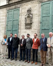SIGNATURE D’UN PARTENARIAT DE RESTAURATION DE LA NICHE DE LA MAISON DE L’AVOCAT