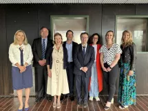 Signature charte entre notaires, magistrats et avocats